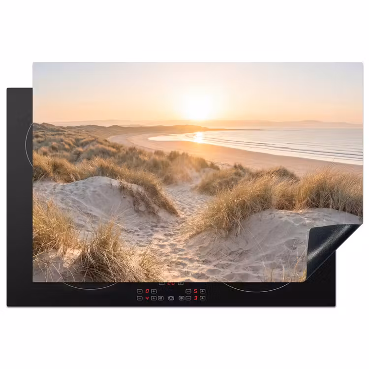 Duinen - Strand - Zee Inductie beschermer vinyl 3mm klein -3d