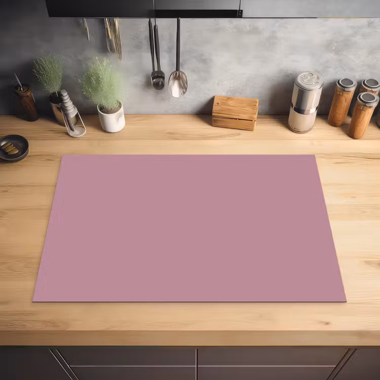 Dusty - Mauve - Paars Inductie beschermer vinyl 3mm klein 276 -sfeer5