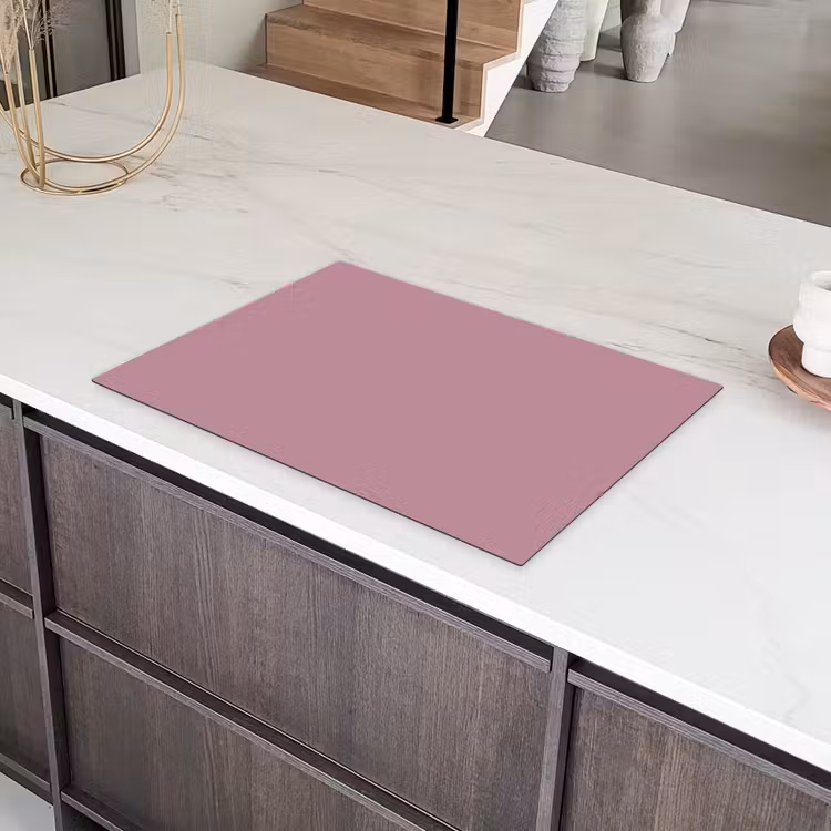 Dusty - Mauve - Paars Inductie beschermer vinyl 3mm klein 276 -sfeer8