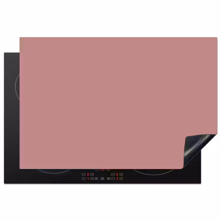Dusty - Rose - Roze Inductie beschermer vinyl 3mm klein 276 -3d