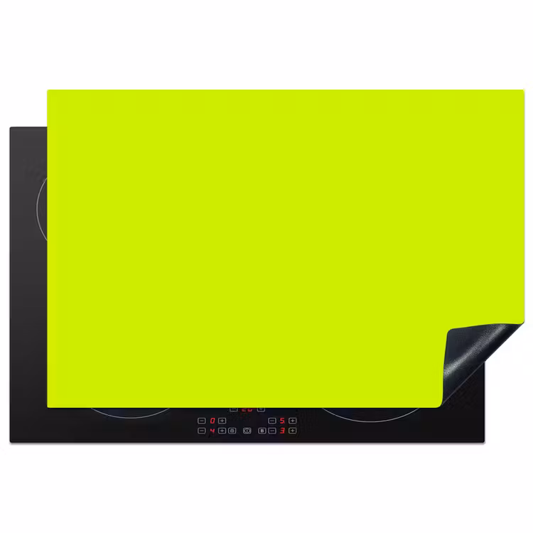 Electric - Lemon - Geel Inductie beschermer vinyl 3mm klein 276 -3d