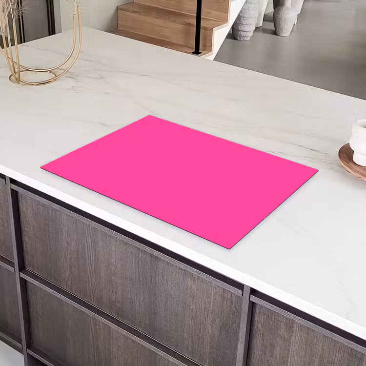 Electric - Magenta - Roze Inductie beschermer vinyl 3mm klein 276 -sfeer8