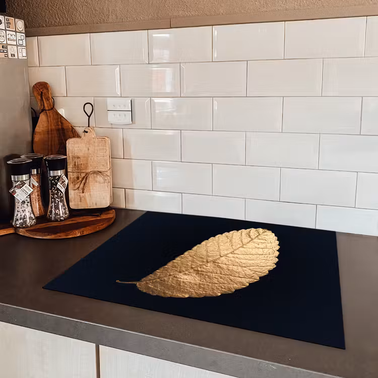 Elegantie in goud Inductie beschermer vinyl 3mm groot -sfeer3