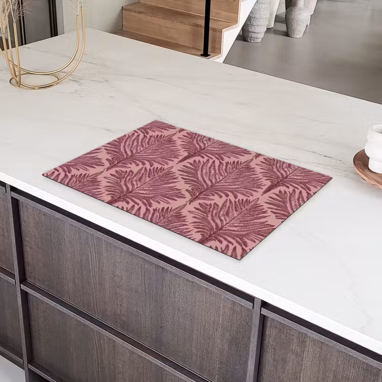 Varen - Patroon - Paars Inductie beschermer vinyl 3mm klein 276 -sfeer8