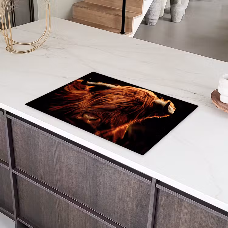 Vurige Blik Inductie beschermer vinyl 3mm klein -sfeer8