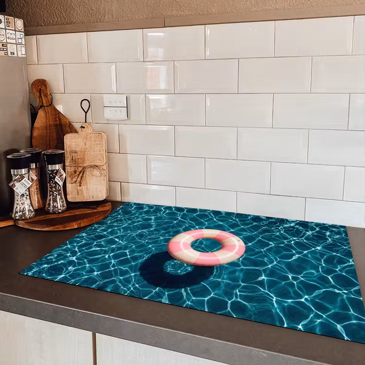 Drijvend - Zwemband - Water Inductie beschermer vinyl 3mm klein -sfeer3