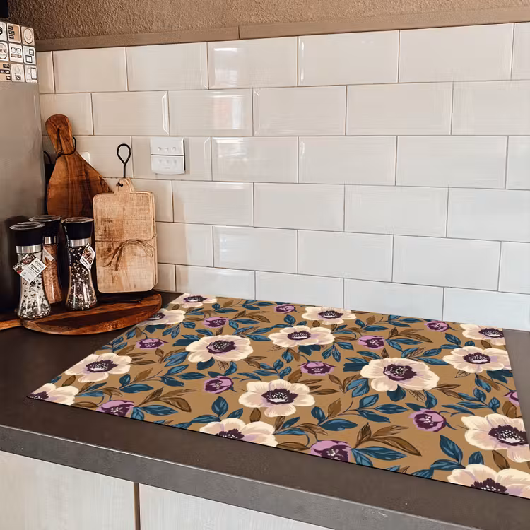 Floraal - Stilleven - Kleurrijk Inductie beschermer vinyl 3mm klein 276 -sfeer3