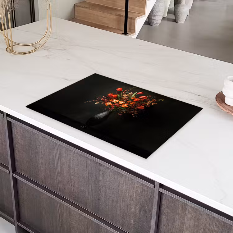 Bloemen - Takken - Boeket Inductie beschermer vinyl 3mm klein -sfeer8