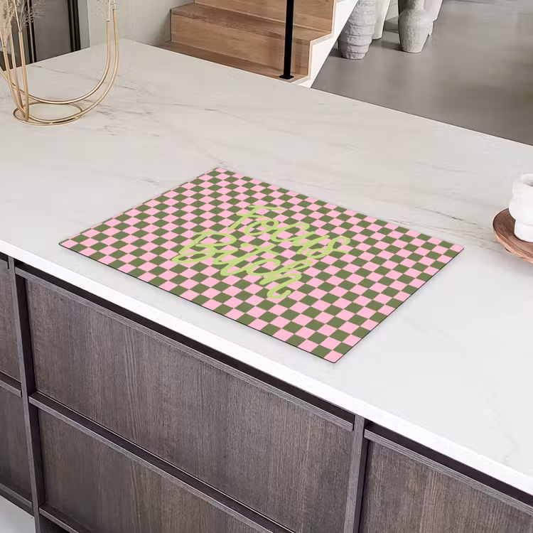 Focus - Vakken - Roze Inductie beschermer vinyl 3mm klein -sfeer8