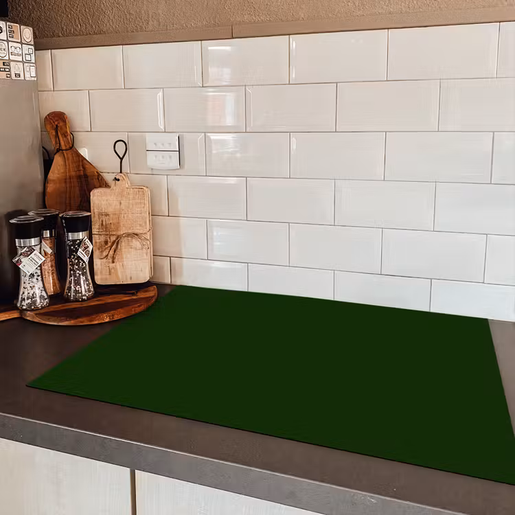 Forest - Green - Groen Inductie beschermer vinyl 3mm klein 276 -sfeer3