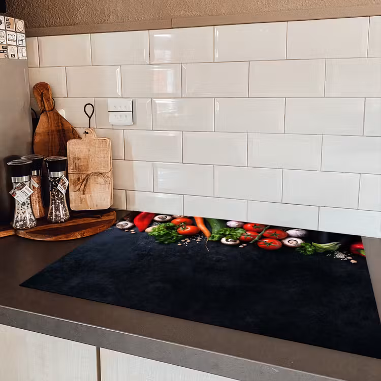 Verse Oogst in de Keuken Inductie beschermer vinyl 3mm klein -sfeer3