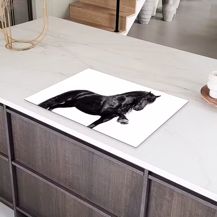 Fries - Hengst - Modern Inductie beschermer vinyl 3mm klein -sfeer8