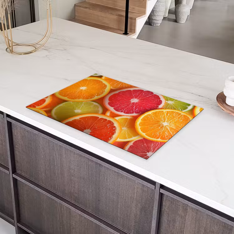 Fruit - Kleurrijk - Close up Inductie beschermer vinyl 3mm klein -sfeer8
