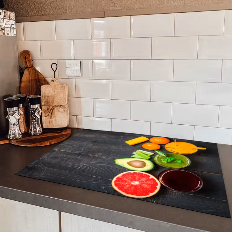 Fruit - Smoothie - Industrieel - Zomer Inductie beschermer vinyl 3mm middel -sfeer3
