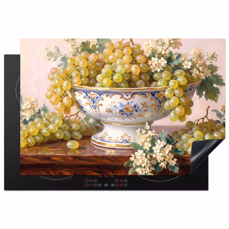 Induction Hob Cover - Fruit - Still Life - Classic - Fruit - Stilleven - Klassiek Inductie beschermer vinyl 3mm klein