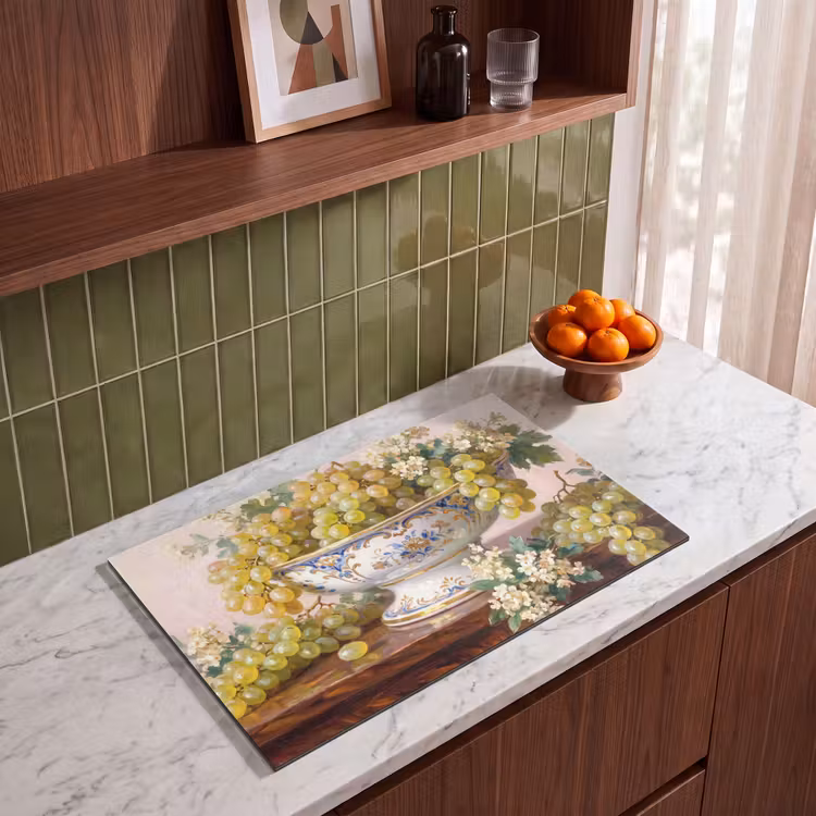Induction Hob Cover - Fruit - Still Life - Classic - Fruit - Stilleven - Klassiek Inductie beschermer vinyl 3mm klein