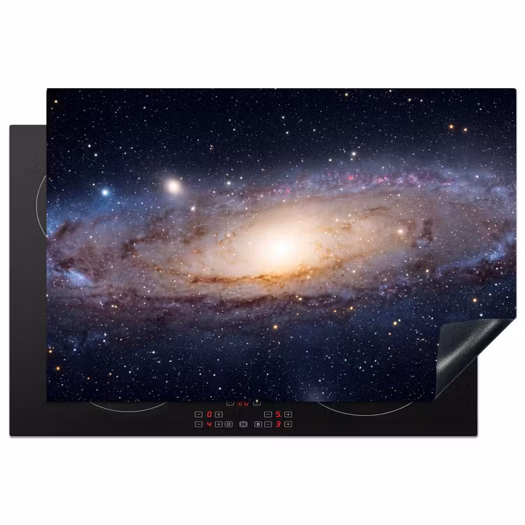 Induction Hob Cover - Galaxy - Space - Cosmos - Sterrenstelsel - Ruimte - Kosmos Inductie beschermer vinyl 3mm klein