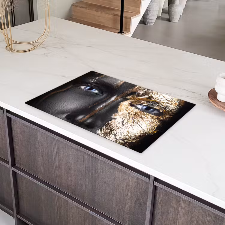 Blik van Contrast Inductie beschermer vinyl 3mm klein -sfeer8