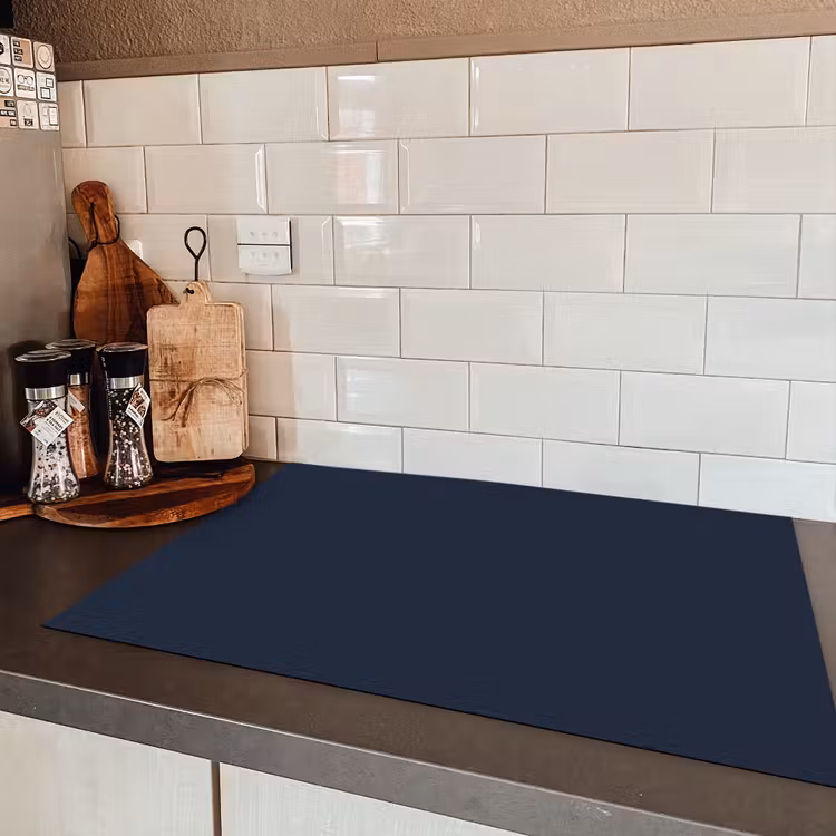 Geldersblauw - Blauw - Klassiek Inductie beschermer vinyl 3mm klein 276 -sfeer3