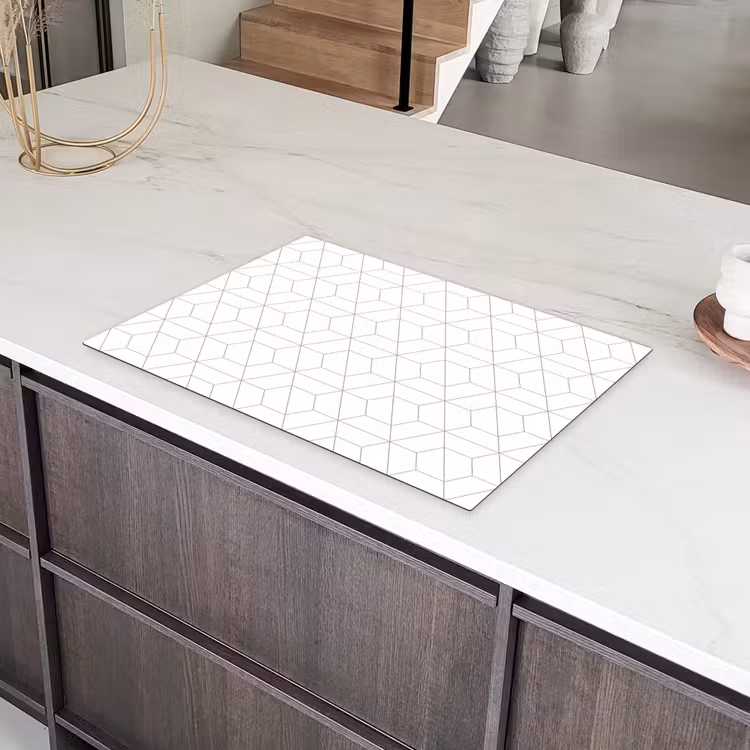 Geometrie - Lijn - Patroon Inductie beschermer vinyl 3mm klein 276 -sfeer8