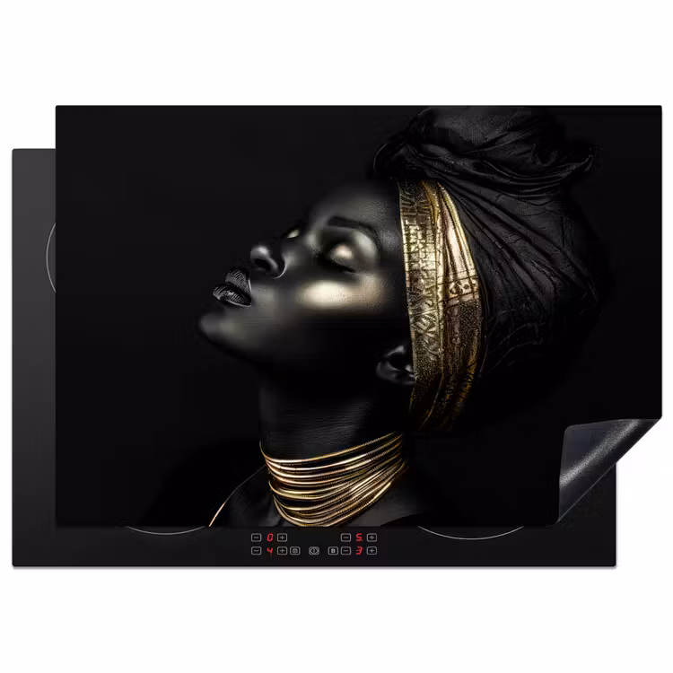Gouden Dromen in Duisternis Inductie beschermer vinyl 3mm middel -3d