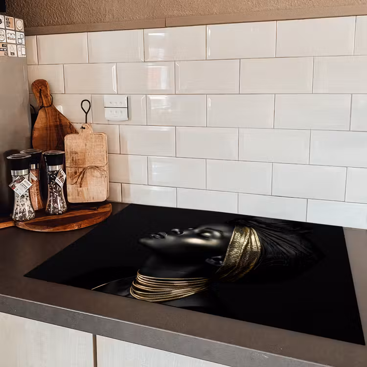 Gouden Dromen in Duisternis Inductie beschermer vinyl 3mm middel -sfeer3