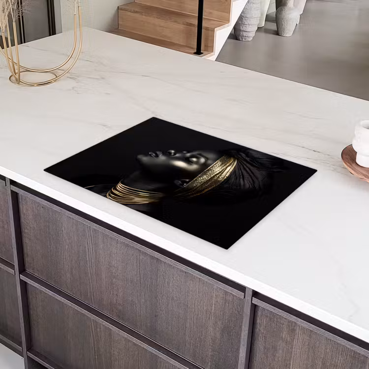 Gouden Dromen in Duisternis Inductie beschermer vinyl 3mm middel -sfeer8