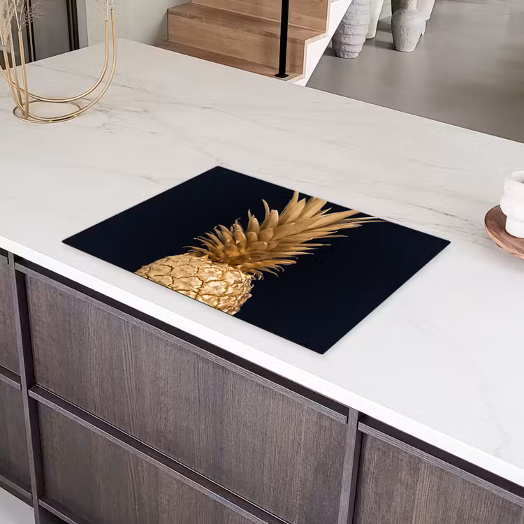 Gouden tropische vrucht Inductie beschermer vinyl 3mm middel -sfeer8