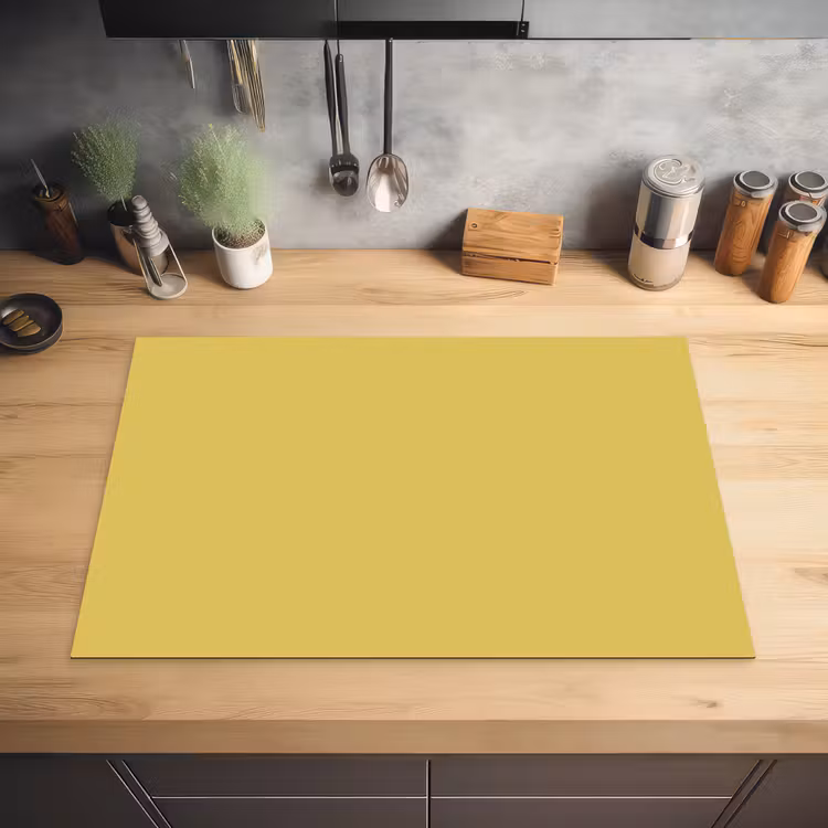 Golden - Victory - Geel Inductie beschermer vinyl 3mm klein 276 -sfeer5