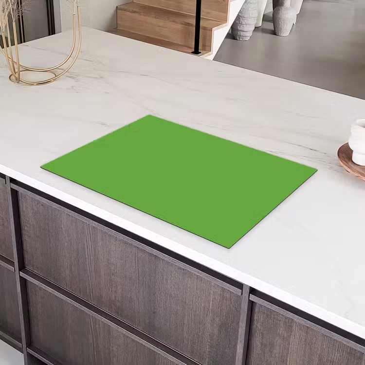 Groen - Kleuren - Natuur Inductie beschermer vinyl 3mm klein 276 -sfeer8