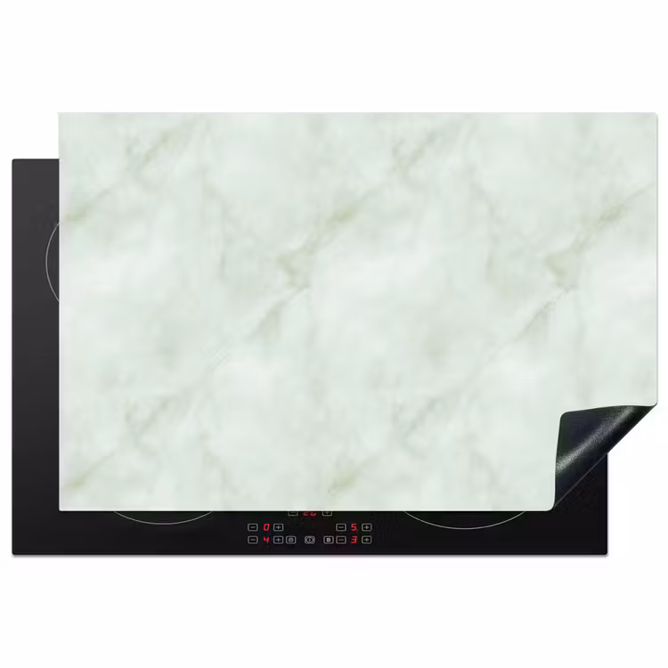 Groen - Marmer - Vloeiende aders Inductie beschermer vinyl 3mm klein 276 -3d