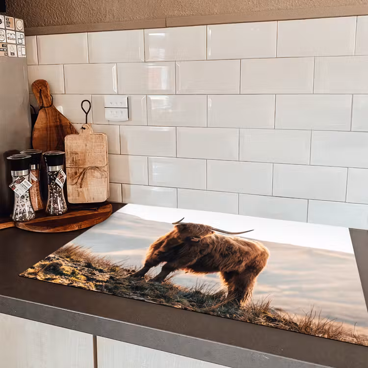Hooglandse Sereniteit Inductie beschermer vinyl 3mm klein -sfeer3