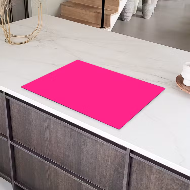 Hot - Fuchsia - Roze Inductie beschermer vinyl 3mm klein 276 -sfeer8