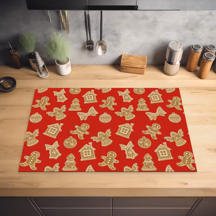 Illustratie - Koekjes - Rood Inductie beschermer vinyl 3mm klein 276 -sfeer5