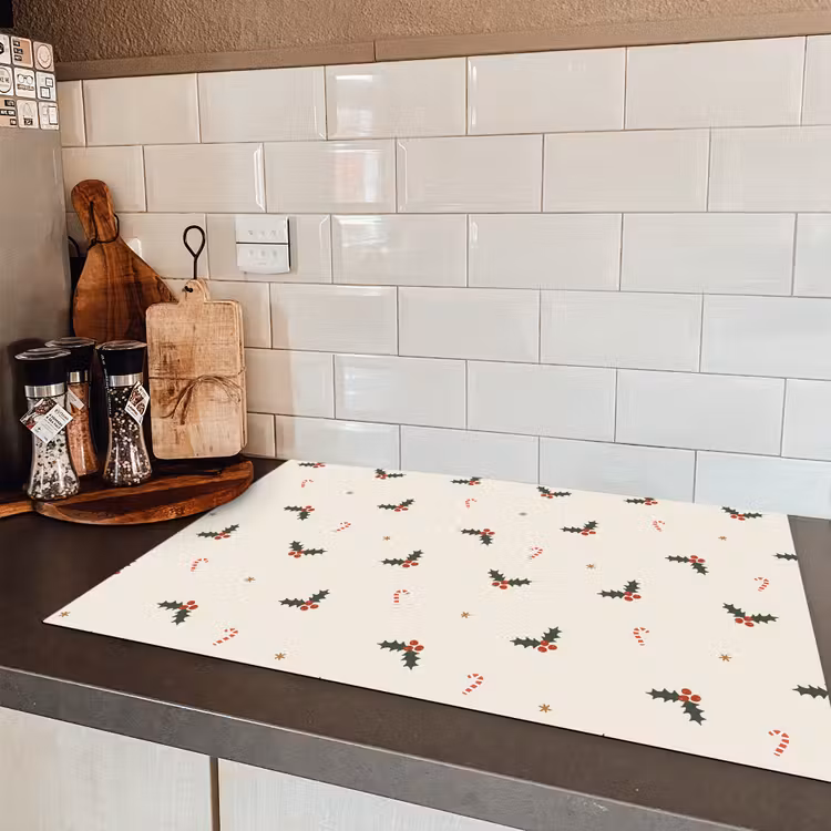 Illustratie - Hulsttakken - Zuurstokken - Beige Inductie beschermer vinyl 3mm klein 276 -sfeer3