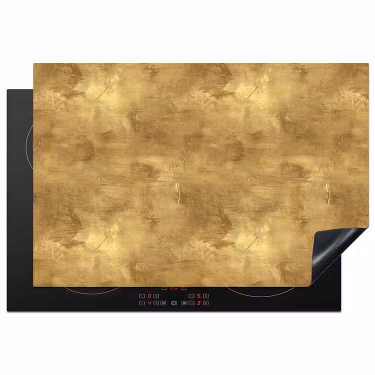 Industrieel - Textuur - Goud Inductie beschermer vinyl 3mm klein 276 -3d