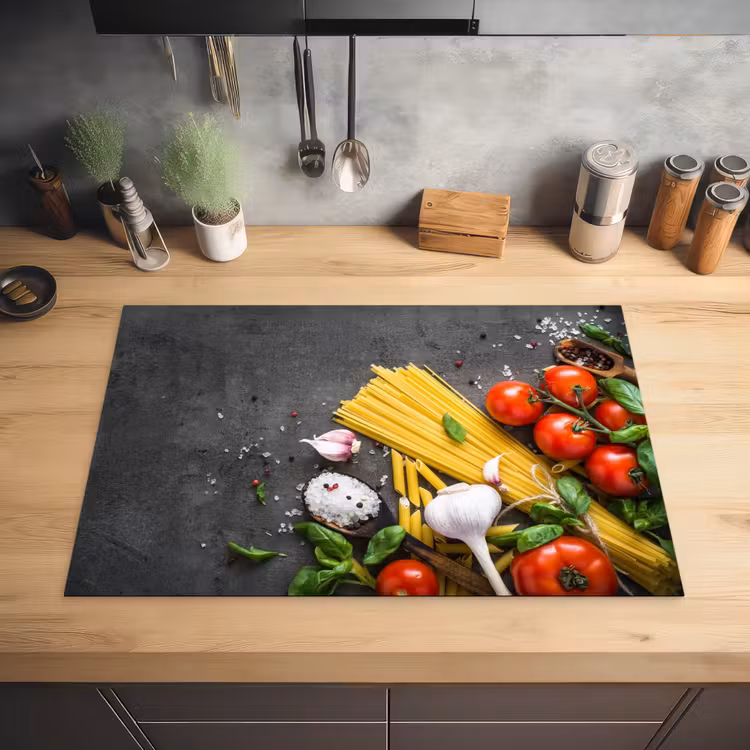 Italiaanse Kookinspiratie Inductie beschermer vinyl 3mm klein -sfeer5