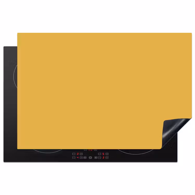 Joyful - Mustard - Geel Inductie beschermer vinyl 3mm klein 276 -3d
