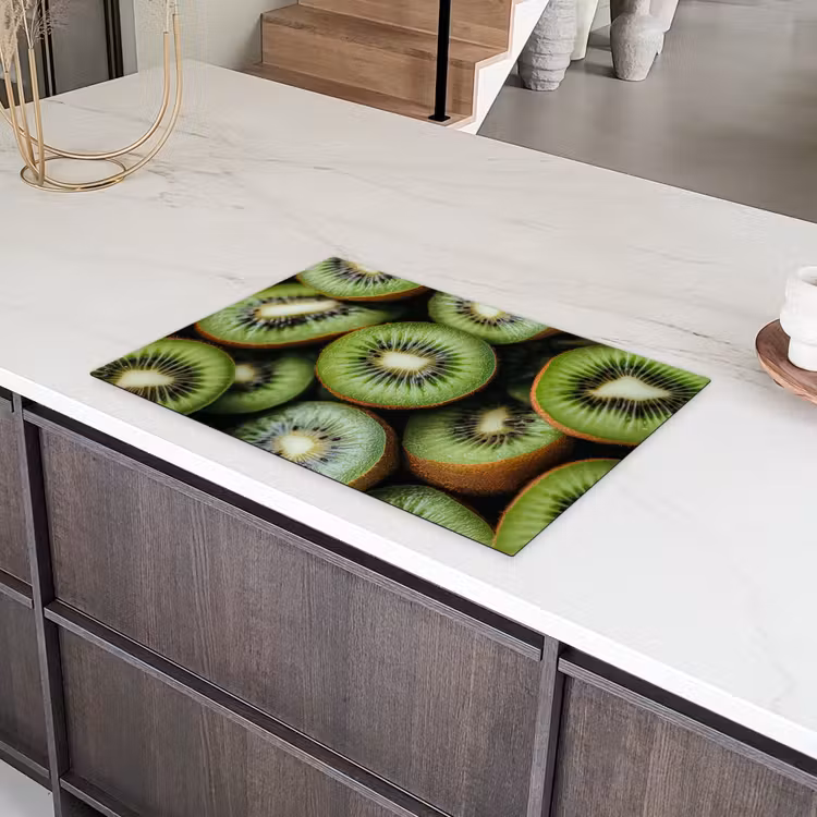Kiwi - Fruit - Groen Inductie beschermer vinyl 3mm klein -sfeer8