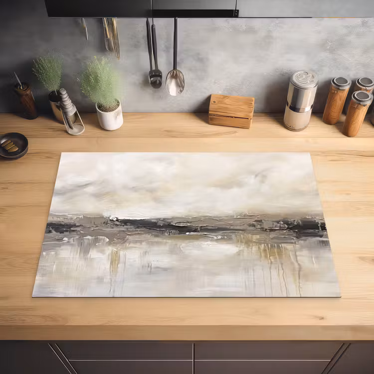 Landschap - Horizon - Natuur - Abstract - Neutraal Inductie beschermer vinyl 3mm klein -sfeer5