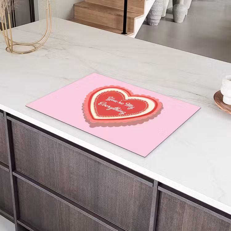 Liefde - Hart - Valentijn Inductie beschermer vinyl 3mm klein -sfeer8