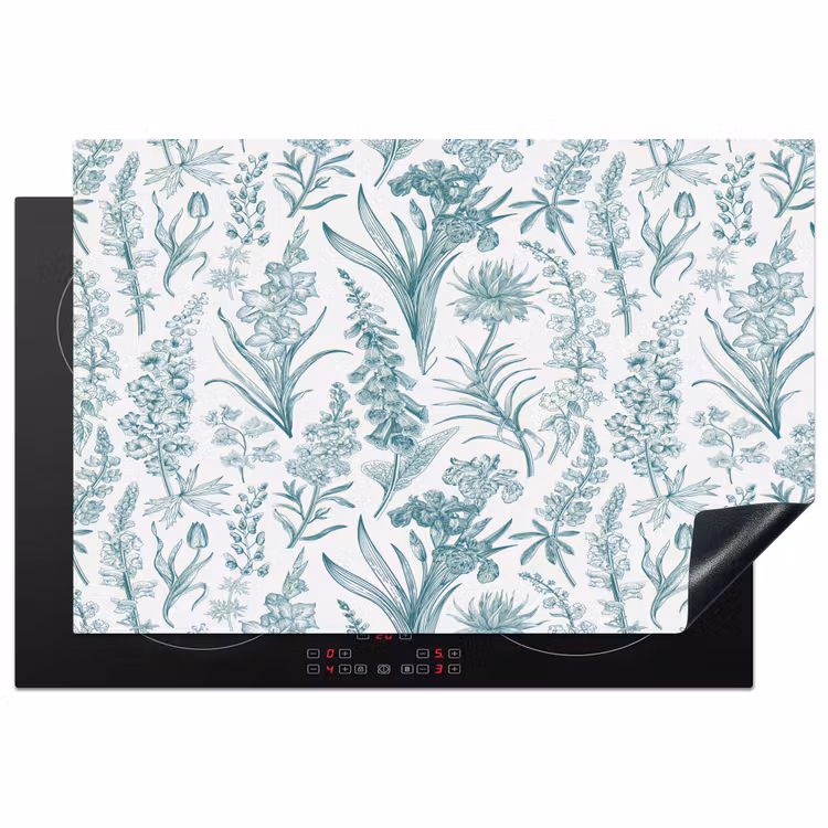 Lovely - Garden - Emerald Inductie beschermer vinyl 3mm klein 276 -3d