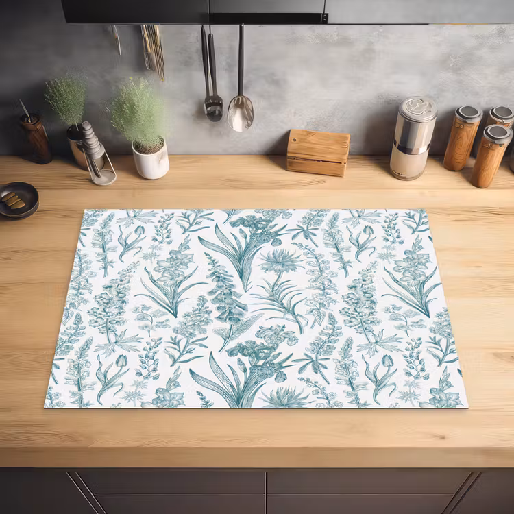 Lovely - Garden - Emerald Inductie beschermer vinyl 3mm klein 276 -sfeer5
