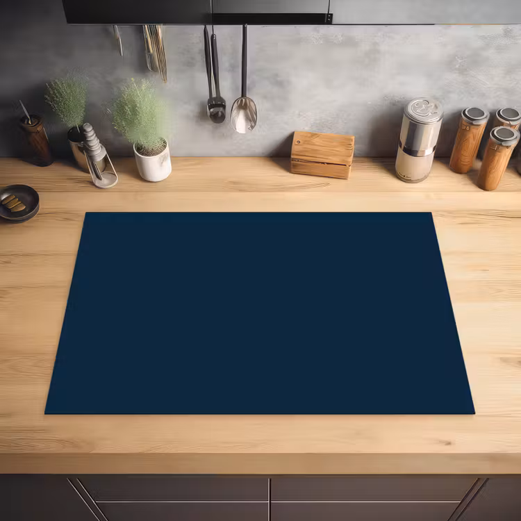 Midnight - Blue - Blauw Inductie beschermer vinyl 3mm klein 276 -sfeer5
