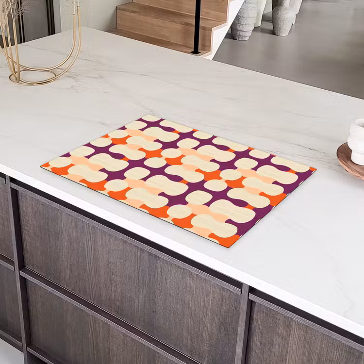 Modern - Patroon - Kleurrijk Inductie beschermer vinyl 3mm klein 276 -sfeer8