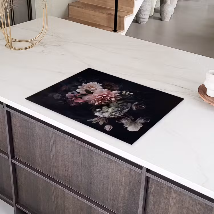 Nachtelijke Flora Symfonie Inductie beschermer vinyl 3mm middel -sfeer8