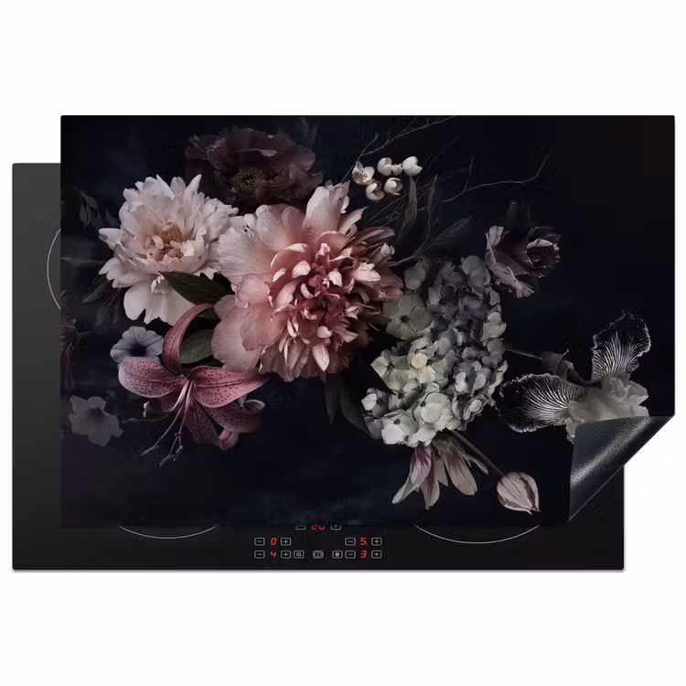 Nachtelijke Flora Symfonie Inductie beschermer vinyl 3mm klein -3d