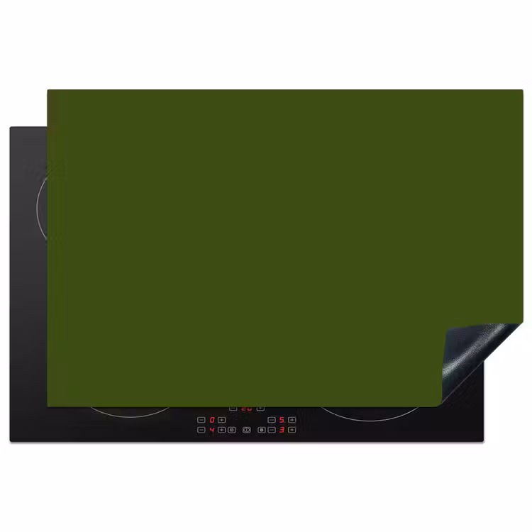 Olive - Drab - Groen Inductie beschermer vinyl 3mm klein 276 -3d