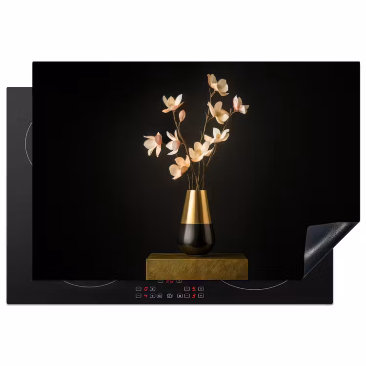Sierlijk - Boeket - Goud - Vaas Inductie beschermer vinyl 3mm klein -3d
