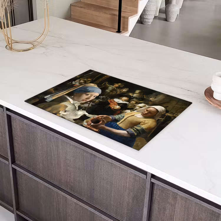 Schilderij - Oude Meesters - Zwaan Inductie beschermer vinyl 3mm klein -sfeer8